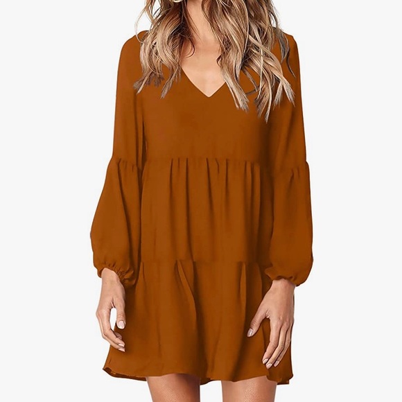 amoretu Dresses & Skirts - 🍁 Amoretu Tunic Flowy Dress XL